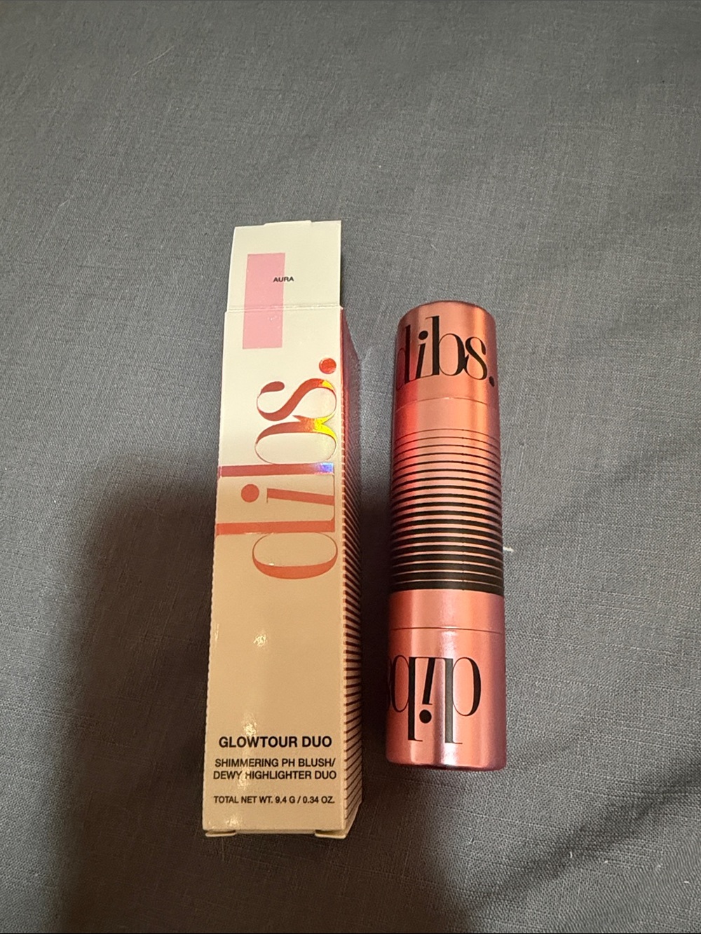 dibs Glowtour Duo Shimmering Blush & Highlighter - Aura Pink